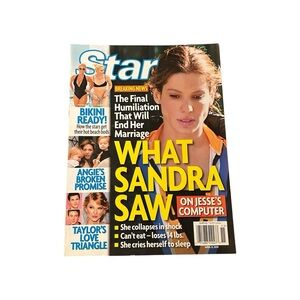 Star Magazine Sandra Bullock Cover April 12, 2010 Pop Culture Ephemera